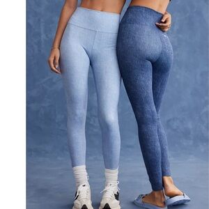 Aerie Match made in denim leggings. Medium